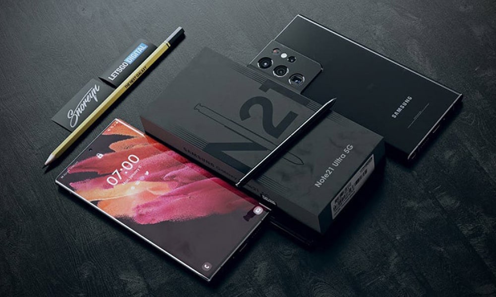 Lộ diện thiết kế điện thoại Galaxy Note 21 bo tròn bắt mắt